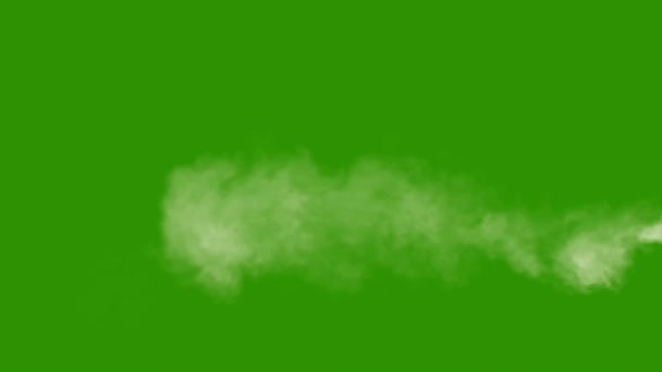 Niebla Calidad Premium Pantalla Verde Tecnología Abstracta Ciencia Ingeniería Inteligencia — Vídeos de Stock