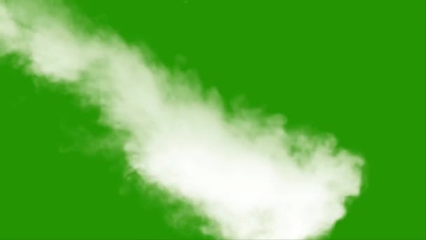 Fog Premium Quality Green Screen Abstrakt Technology Science Engineering Artificial — Stock video
