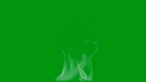 Niebla Calidad Premium Pantalla Verde Tecnología Abstracta Ciencia Ingeniería Inteligencia — Vídeo de stock