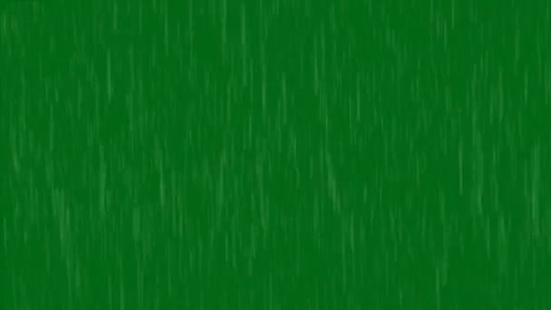 雨动画视频绿色屏幕 摘要技术 工程人工智能 无缝圈4K视频 3D动画 超高清晰度 4K视频 — 图库视频影像