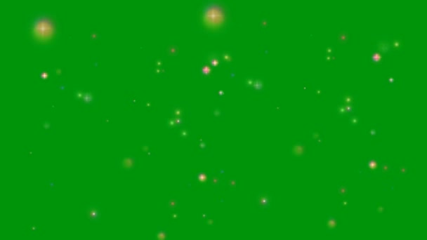 Glitter Sparkle Pantalla Verde Calidad Premium Tecnología Abstracta Ciencia Ingeniería — Vídeos de Stock