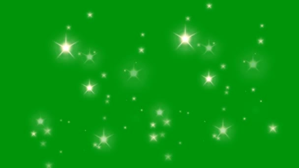 Glitter Sparkle Premium Quality Green Screen Abstract Technology Science Engineering — Stock Video