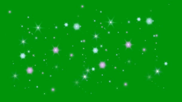Glitter Λάμψη Premium Quality Πράσινη Οθόνη Αφηρημένη Τεχνολογία Επιστήμη Μηχανική — Αρχείο Βίντεο