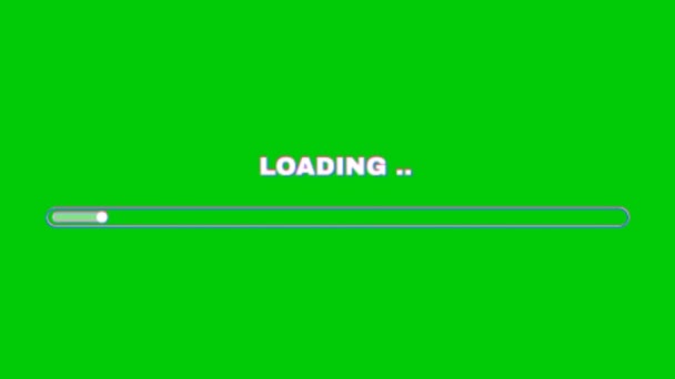 Loading Animation Premium Quality Green Screen Abstract Technology Science Engineering — Stock Video