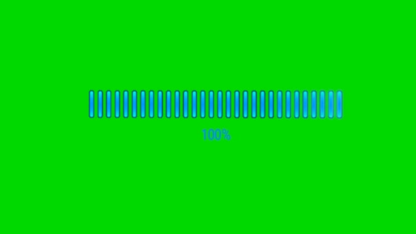 Loading Animation Premium Quality Green Screen Abstract Technology Science Engineering — Stock Video
