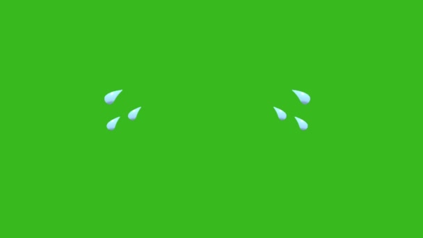 Tårar Hög Kvalitet Grön Skärm Video Abstrakt Teknik Vetenskap Teknik — Stockvideo