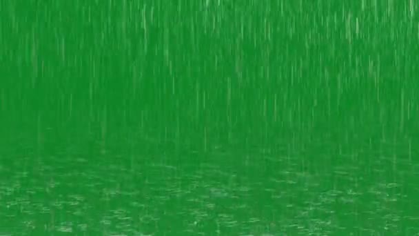 雨高品质绿色画面 摘要技术 工程人工智能 无缝圈4K视频 3D动画 超高清晰度 4K视频 — 图库视频影像