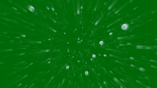 Lluvia Alta Calidad Imágenes Pantalla Verde Tecnología Abstracta Ciencia Ingeniería — Vídeos de Stock