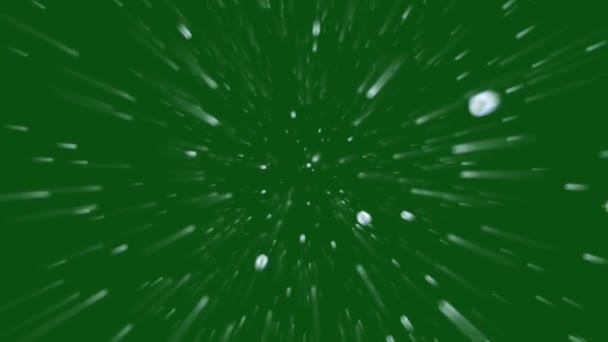 雨高品質のグリーンスクリーン映像 抽象技術 工学人工知能 シームレスループ4Kビデオ 3Dアニメーション 超高精細 4Kビデオ — ストック動画