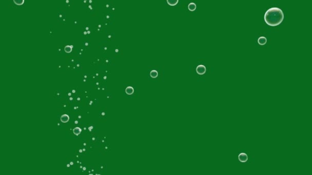 Bubble High Quality Groen Scherm Abstracte Technologie Wetenschap Engineering Kunstmatige — Stockvideo