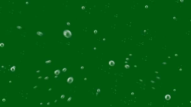 Bubble High Quality Green Screen Abstract Technology Science Engineering Artificial — Stock Video