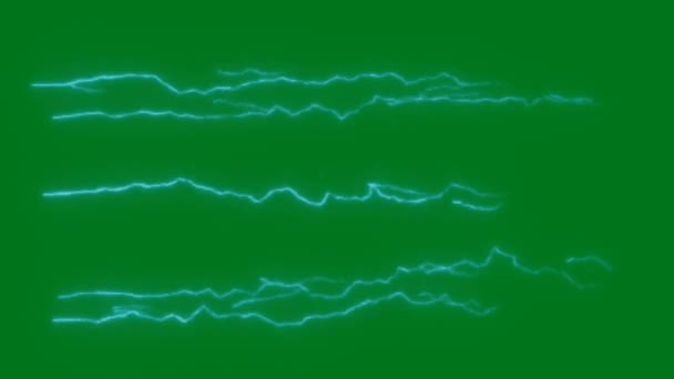 Écran Vert Haute Qualité Thunder Technologie Abstraite Science Ingénierie Intelligence — Video