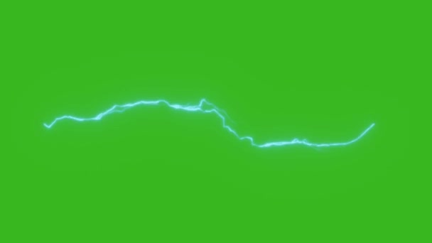 Écran Vert Haute Qualité Thunder Technologie Abstraite Science Ingénierie Intelligence — Video