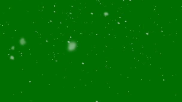 降雪优质绿色屏幕 文摘技术 工程人工智能 无缝圈4K视频 3D动画 超高清晰度 4K视频 — 图库视频影像