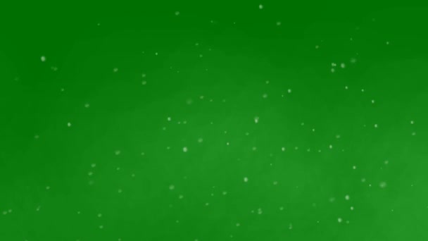 Snow Fall High Quality Green Screen Abstract Technology Science Engineering — Stock Video