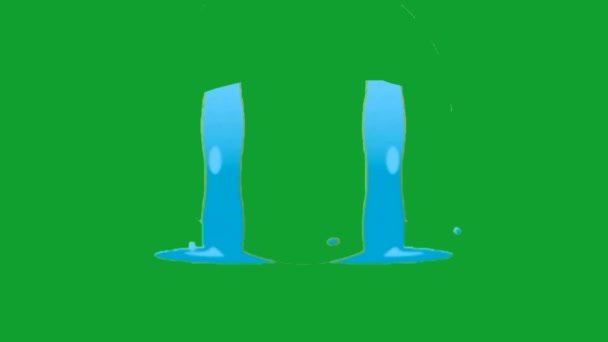 Déchirures Vidéo Haute Résolution Écran Vert Animation Ultra Haute Définition — Video