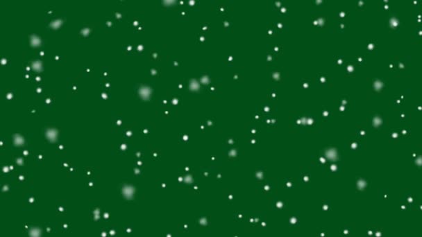 落下雪高解像度グリーンスクリーンの背景 抽象技術 工学人工知能 シームレスループ4Kビデオ 3Dアニメーション 超高精細 4Kビデオ — ストック動画