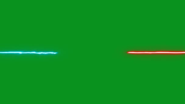 Luce Laser Alta Risoluzione Video Schermo Verde Facilmente Modificabile Illustrazione — Video Stock