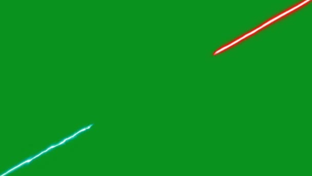 Laser Luz Alta Resolução Fácil Editável Vídeo Tela Verde Ilustração — Vídeo de Stock