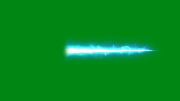 Laserové Světlo Vysokým Rozlišením Zelené Obrazovky Efekty Abstraktní Technologie Věda — Stock video
