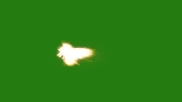 Muzzle Flash High Quality Green Screen Animation Video Easy Editable — Stock Video