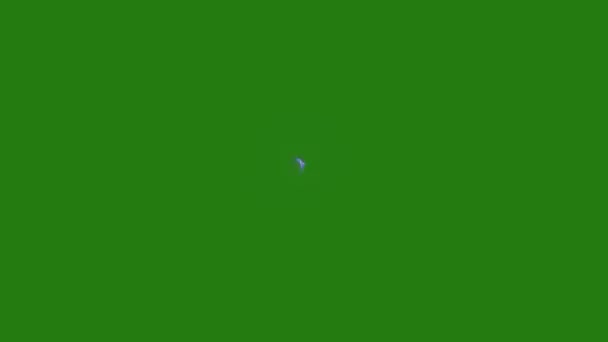 Yıldırım Patlaması Yüksek Kalite Yeşil Ekran Video Kolay Düzenlenebilir Yeşil — Stok video