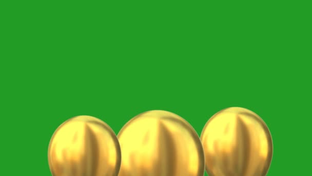 Ballon Écran Vert Haute Qualité Animé Facile Modifiable Vidéo Écran — Video