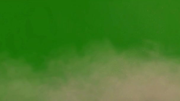 Tormenta Polvo Imágenes Pantalla Verde Alta Calidad Video Pantalla Verde — Vídeo de stock
