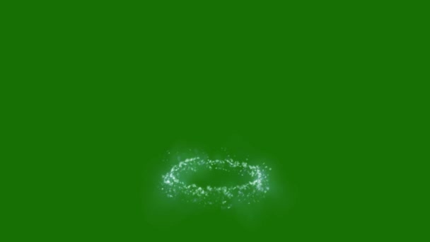 Рождественская Магия Высокого Качества Анимации Зеленый Экран Видео Видео Элемент — стоковое видео