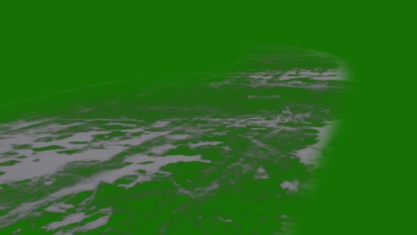 Snö Marken Hög Kvalitet Grön Skärm Bakgrunder Videoelementet Grön Skärm — Stockvideo