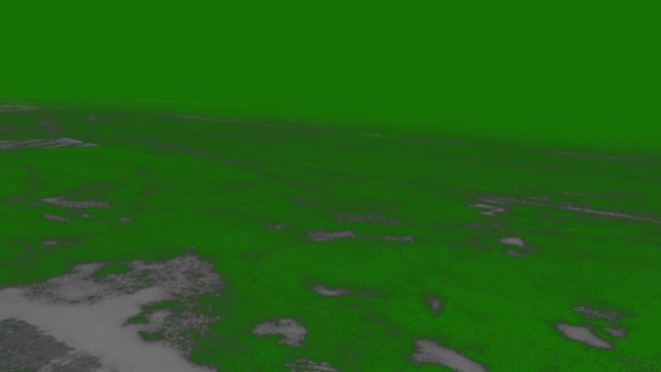 Snö Marken Hög Kvalitet Grön Skärm Bakgrunder Videoelementet Grön Skärm — Stockvideo