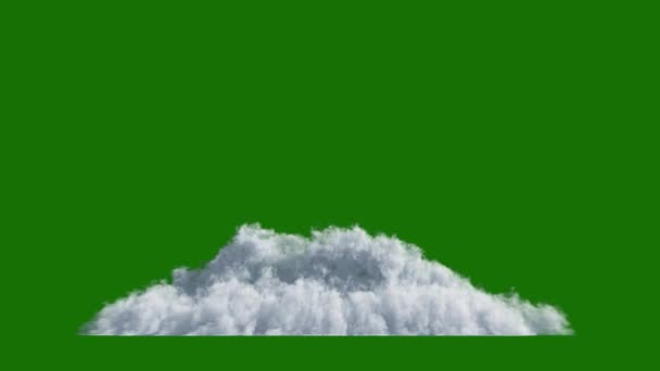 Kar Çığ Yüksek Kaliteli Yeşil Ekran Efekti Yeşil Ekran Arkaplanındaki — Stok video