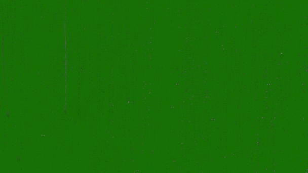 Pioggia Realistica Sulla Finestra Alta Risoluzione Effetto Schermo Verde Elemento — Video Stock