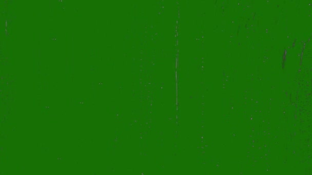 Pioggia Realistica Sulla Finestra Alta Risoluzione Effetto Schermo Verde Elemento — Video Stock