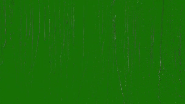 Realistic Rain Window High Resolution Effect Green Screen Video Element — Stock Video