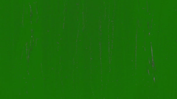 Lluvia Realista Ventana Alta Resolución Efecto Pantalla Verde Elemento Vídeo — Vídeo de stock
