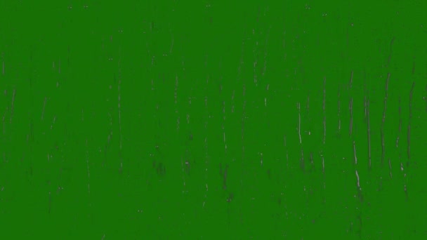 Realistyczny Deszcz Oknie Efekt Wysokiej Rozdzielczości Zielony Ekran Element Wideo — Wideo stockowe