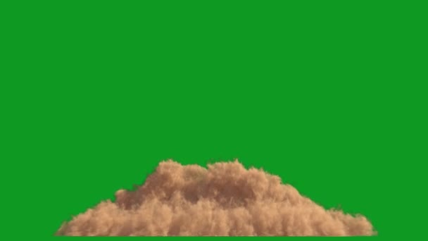 Sandstorm Écran Vert Haute Résolution Pro Video Élément Vidéo Sur — Video