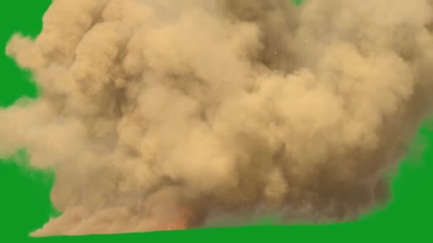 Sandstorm Wysokiej Rozdzielczości Zielony Ekran Pro Video Element Wideo Zielonym — Wideo stockowe