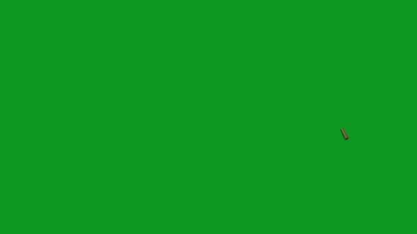 Muzzle Flash Високоякісні Ефекти Зеленого Екрану Легке Редагування Зеленого Екрану — стокове відео