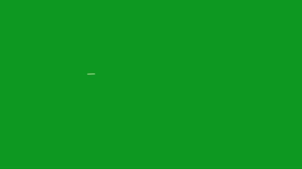 Морда Вспышки Высшего Качества Зеленый Экран Эффекты Легко Редактируемый Зеленый — стоковое видео