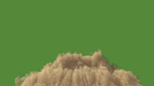 Eksplozja Gazu Najwyższej Jakości Animowany Zielony Ekran Wideo Łatwy Edycji — Wideo stockowe