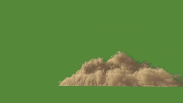 Gázrobbanás Kiváló Minőségű Animált Zöld Képernyős Videó Könnyen Szerkeszthető Zöld — Stock videók