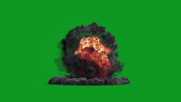 Esplosione Alta Qualità Animato Schermo Verde Facile Modificabile Video Schermo — Video Stock