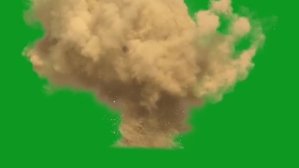 Deserto Sabbia Alta Qualità Schermo Verde Animato Facile Modificabile Video — Video Stock