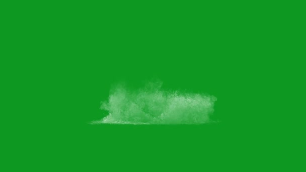Niebla Alta Calidad Animada Pantalla Verde Vídeo Pantalla Verde Fácil — Vídeos de Stock