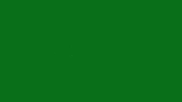 Ground Spark Top Resolution Green Screen Backgrounds Video Element Green — Stock Video