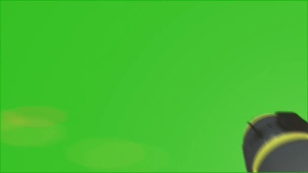 Rakete Oberste Auflösung Animation Green Screen Video Leicht Editierbare Green — Stockvideo