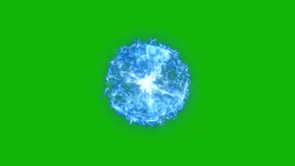 Magic Ball Top Роздільна Здатність Анімованого Зеленого Екрану Просте Редагування — стокове відео