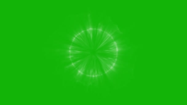 Шокова Хвиля Зверху Роздільна Здатність Зеленого Екрану Анімаційне Відео Легке — стокове відео
